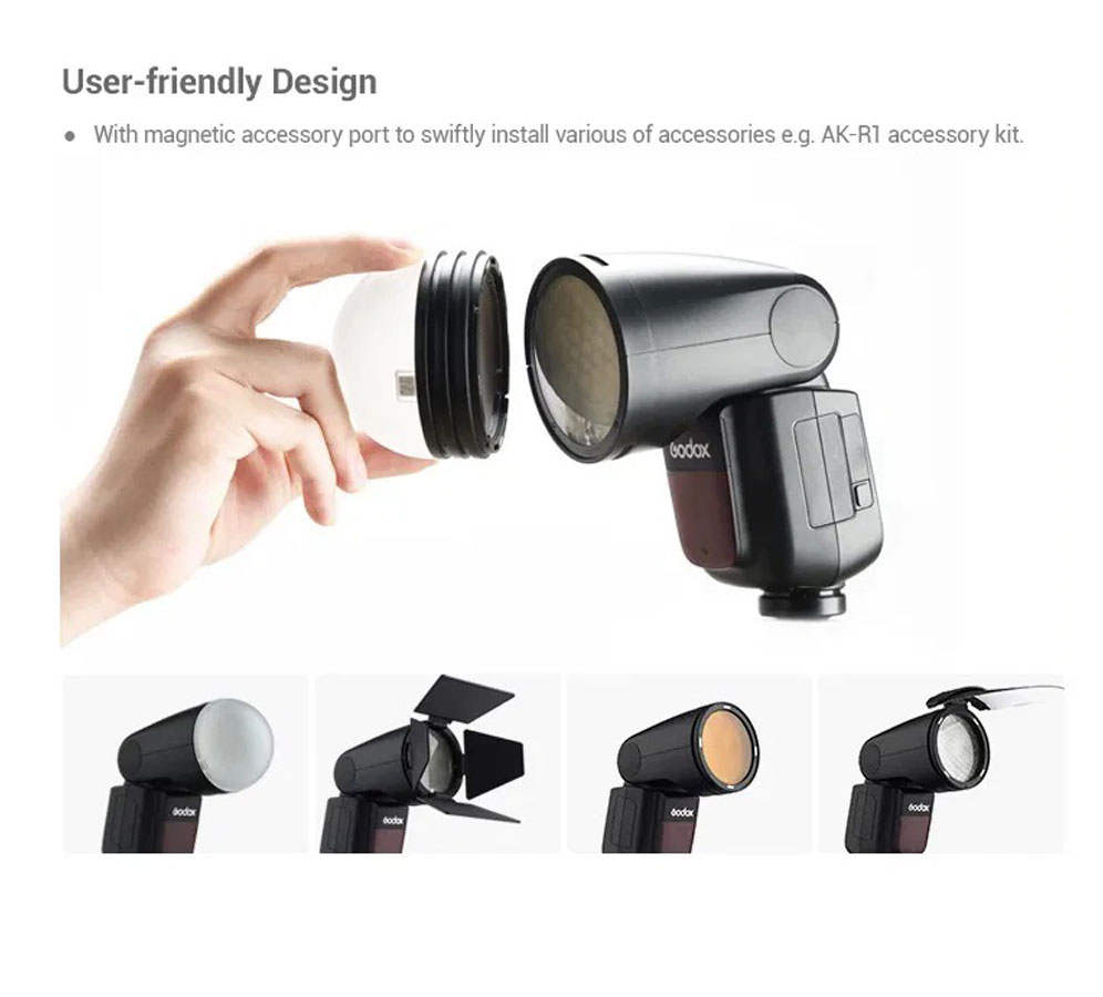 فلاش كاميرا تصوير سبيد لايت Godox V1 Flash For [Canon] 
